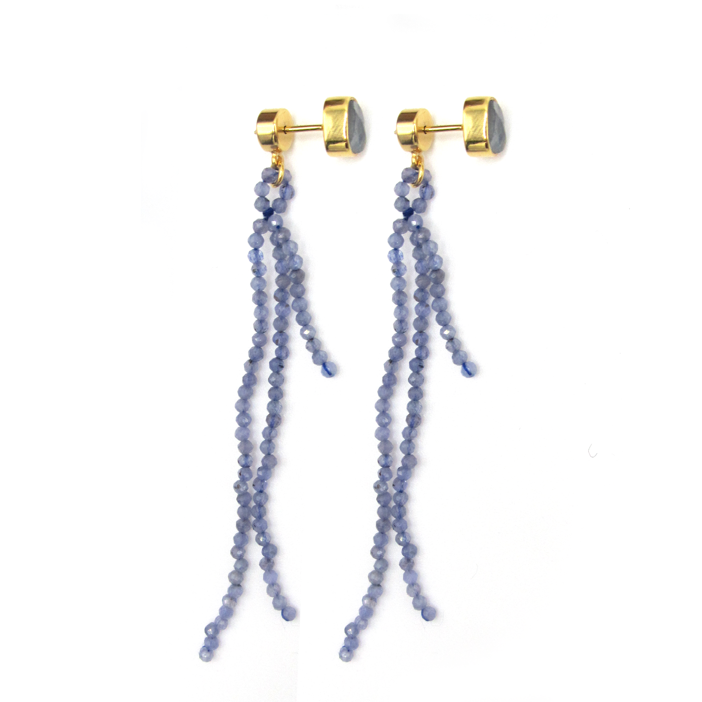 Fringed Studs Gold