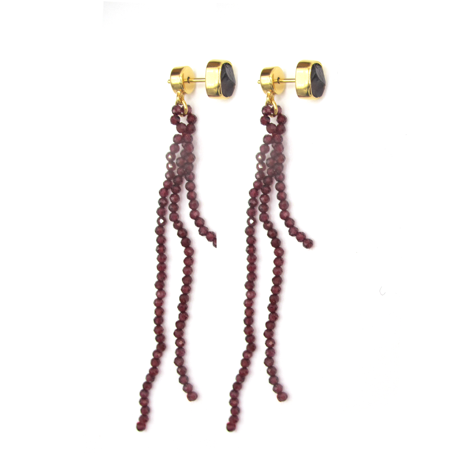 Fringed Studs Gold