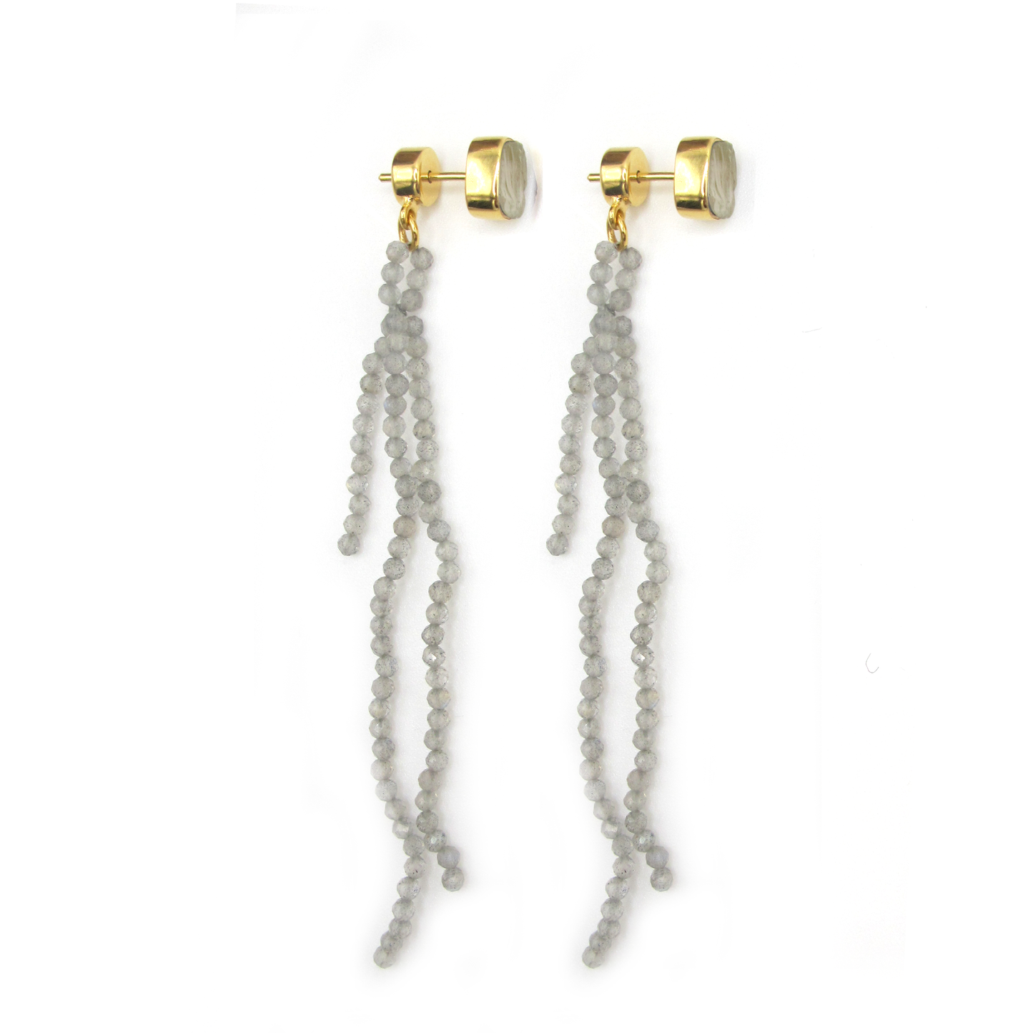Fringed Studs Gold