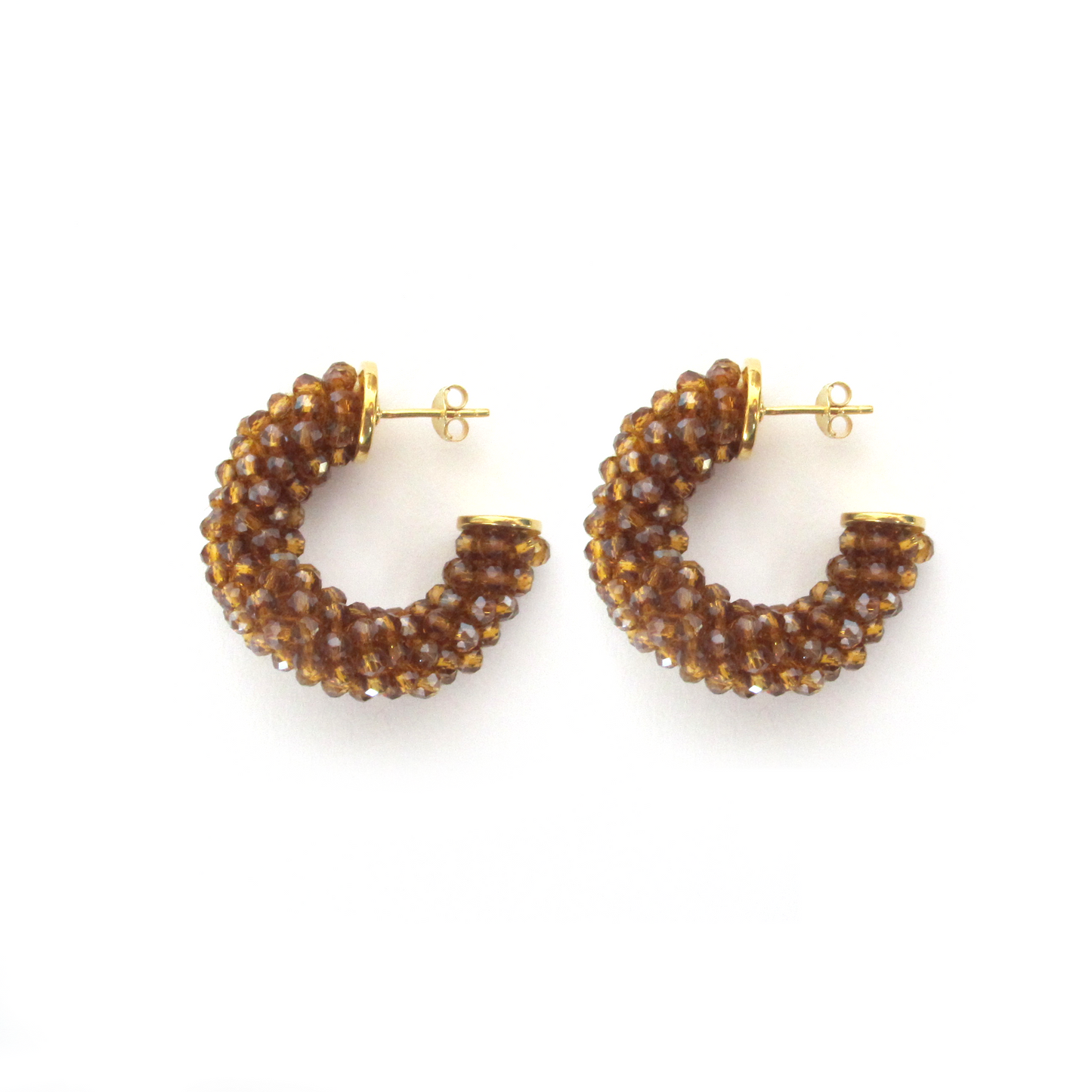 Beaded Wave Earrings