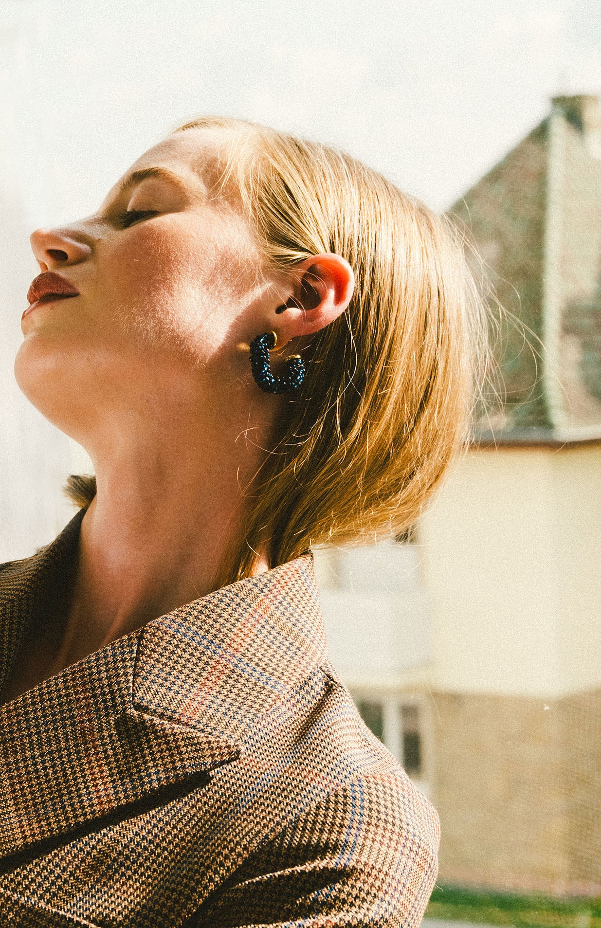 Beaded Wave Earrings