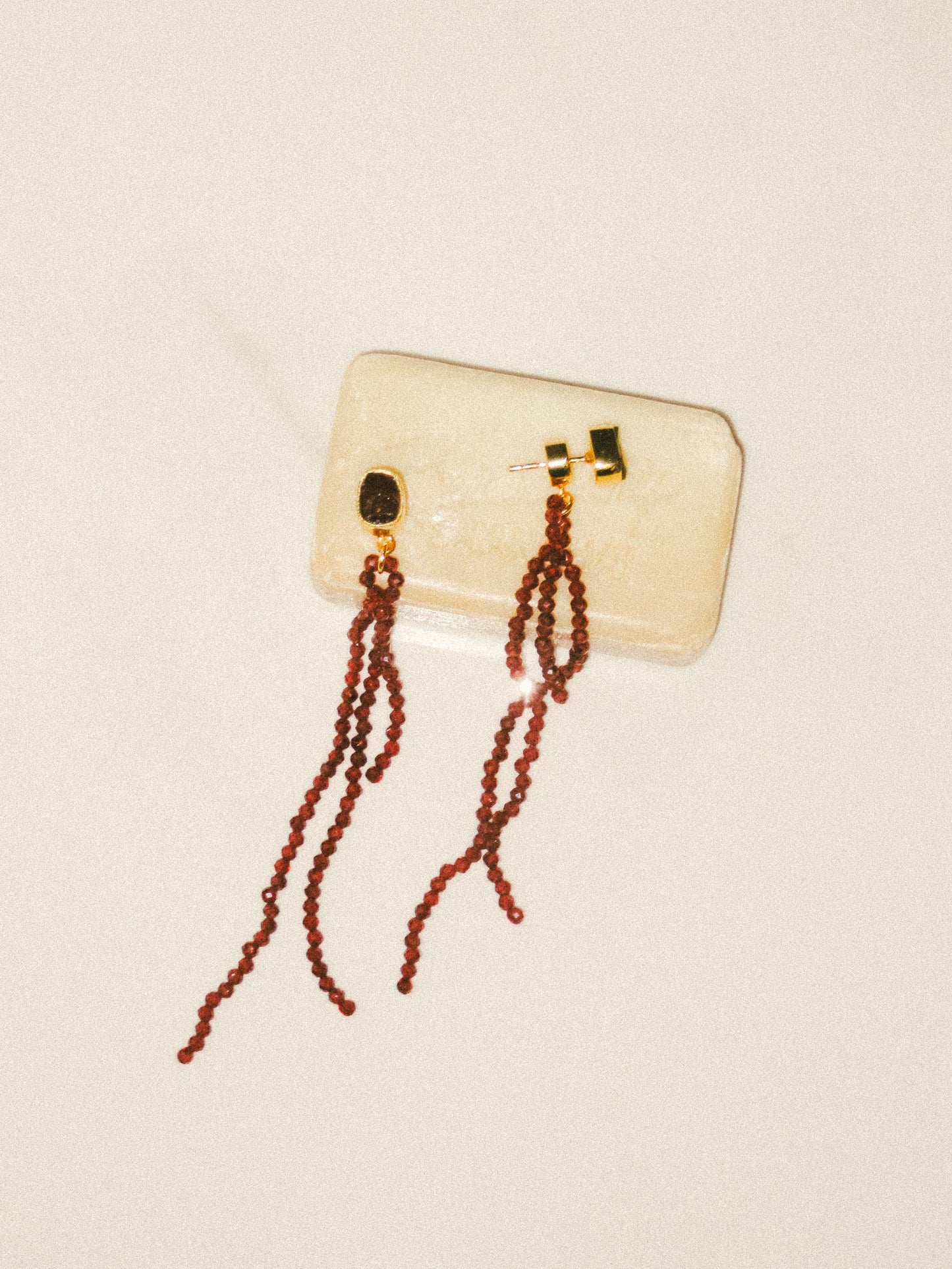 Fringed Studs Gold