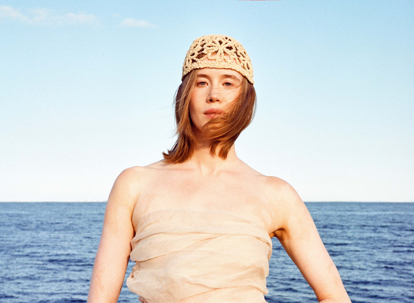 Raffia Flower Cap - All colours