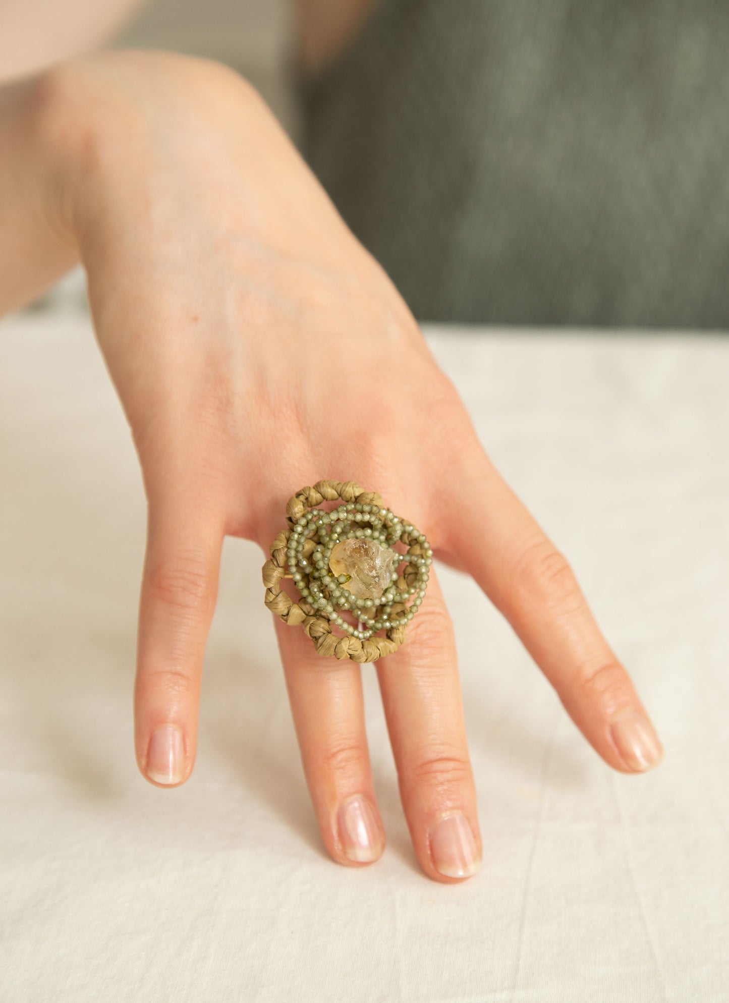 Raffia Ring