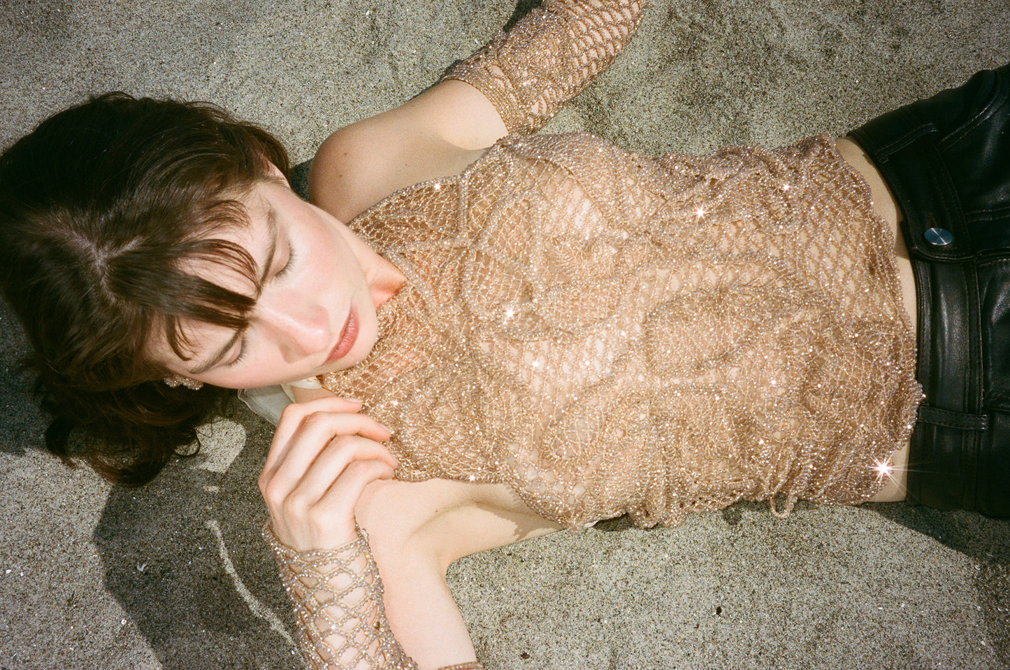Beaded Gingko Top On Pre-order