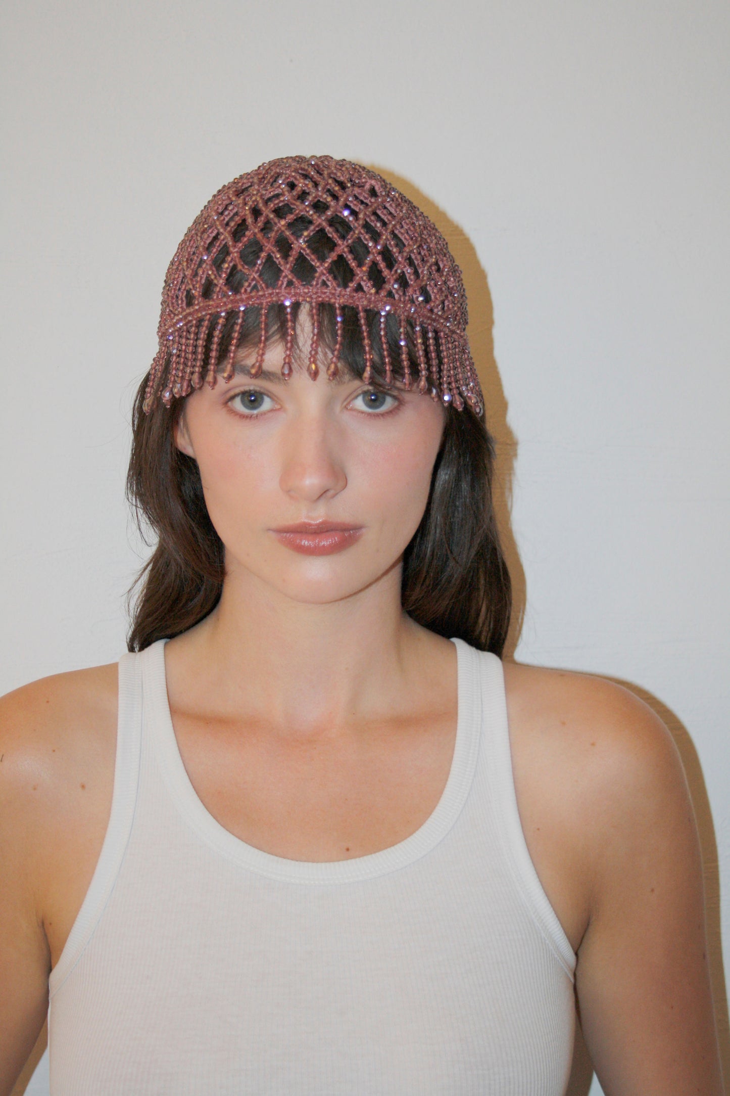 Bathing Cap - Grey Fringes