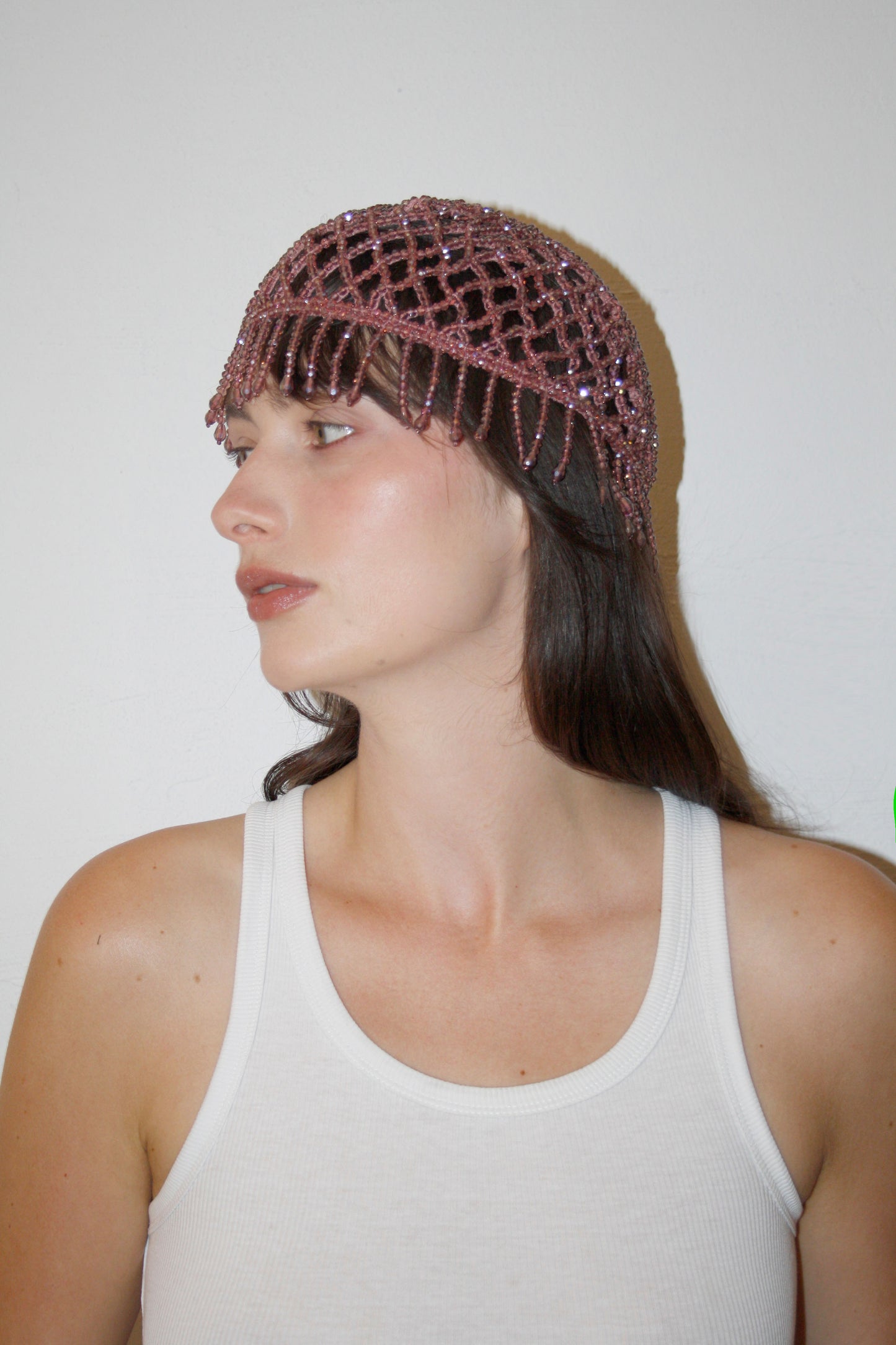 Bathing Cap - Grey Fringes