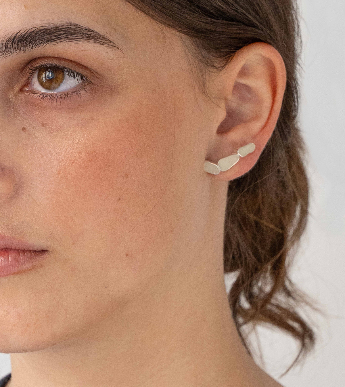 Trilogy Studs Silver