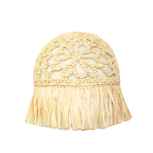Raffia Flower Hat - All colours