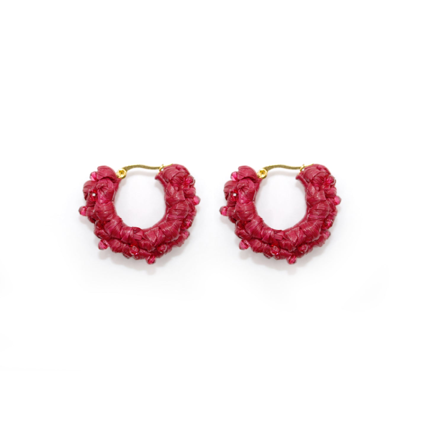 Raffia Hoops