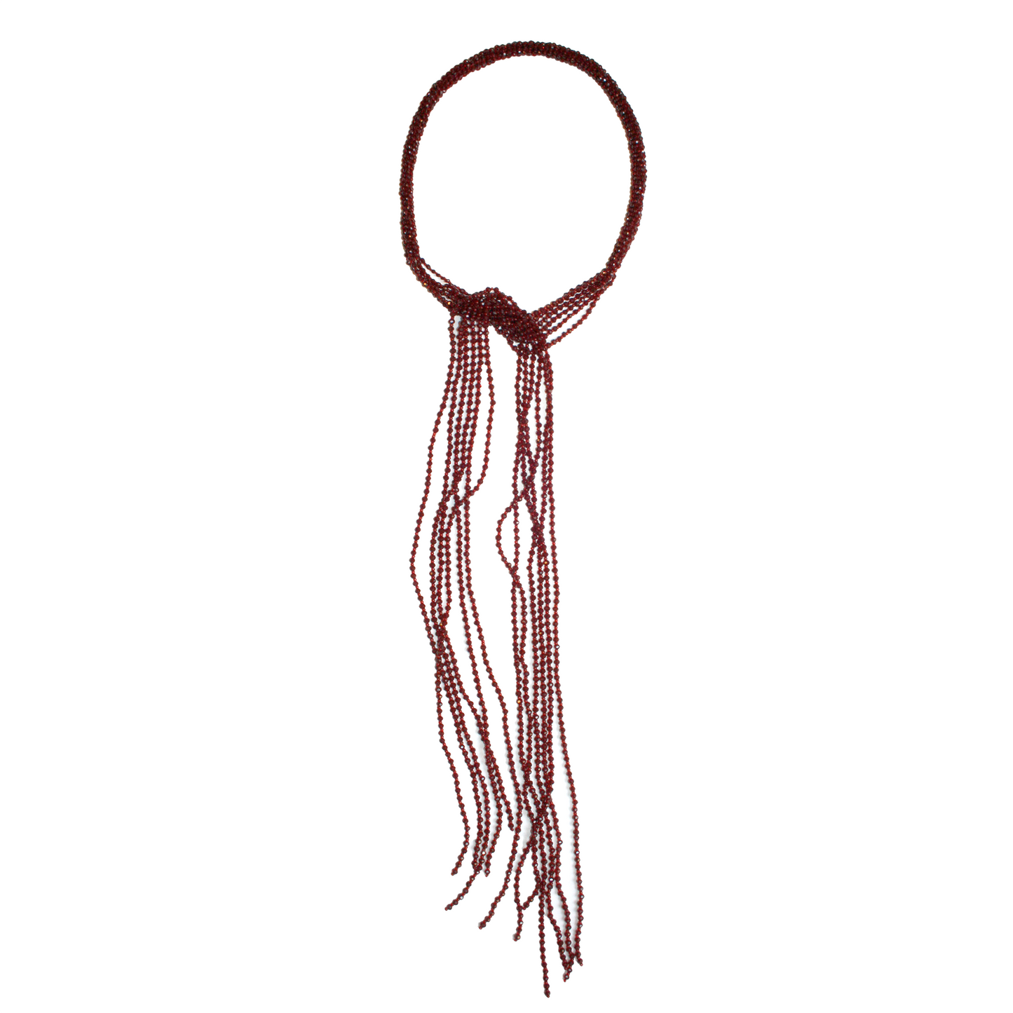 Beaded Skinny Scarf