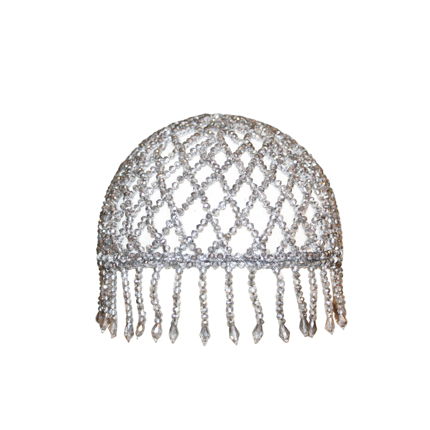 Bathing Cap - Grey Fringes