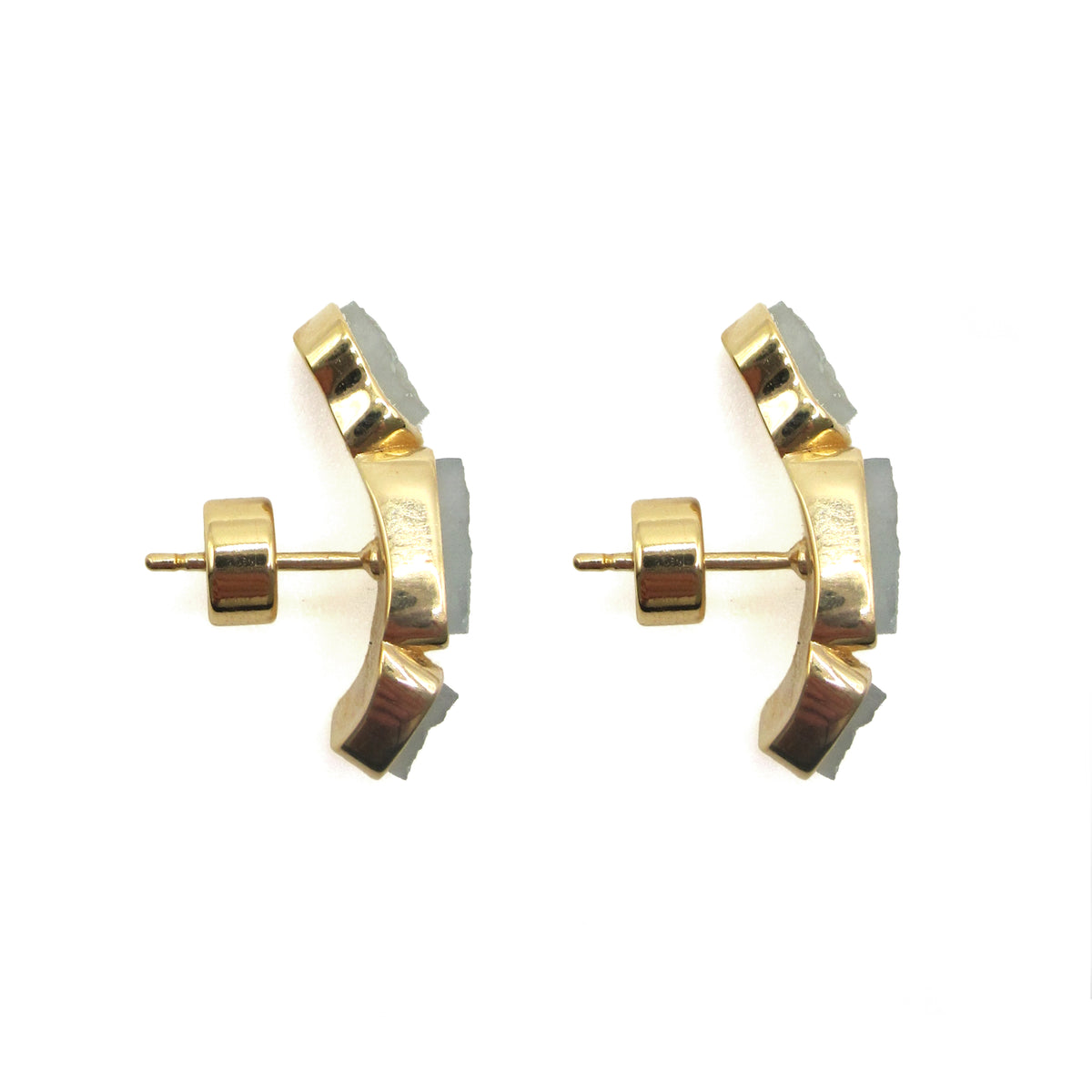 Trilogy Studs Gold