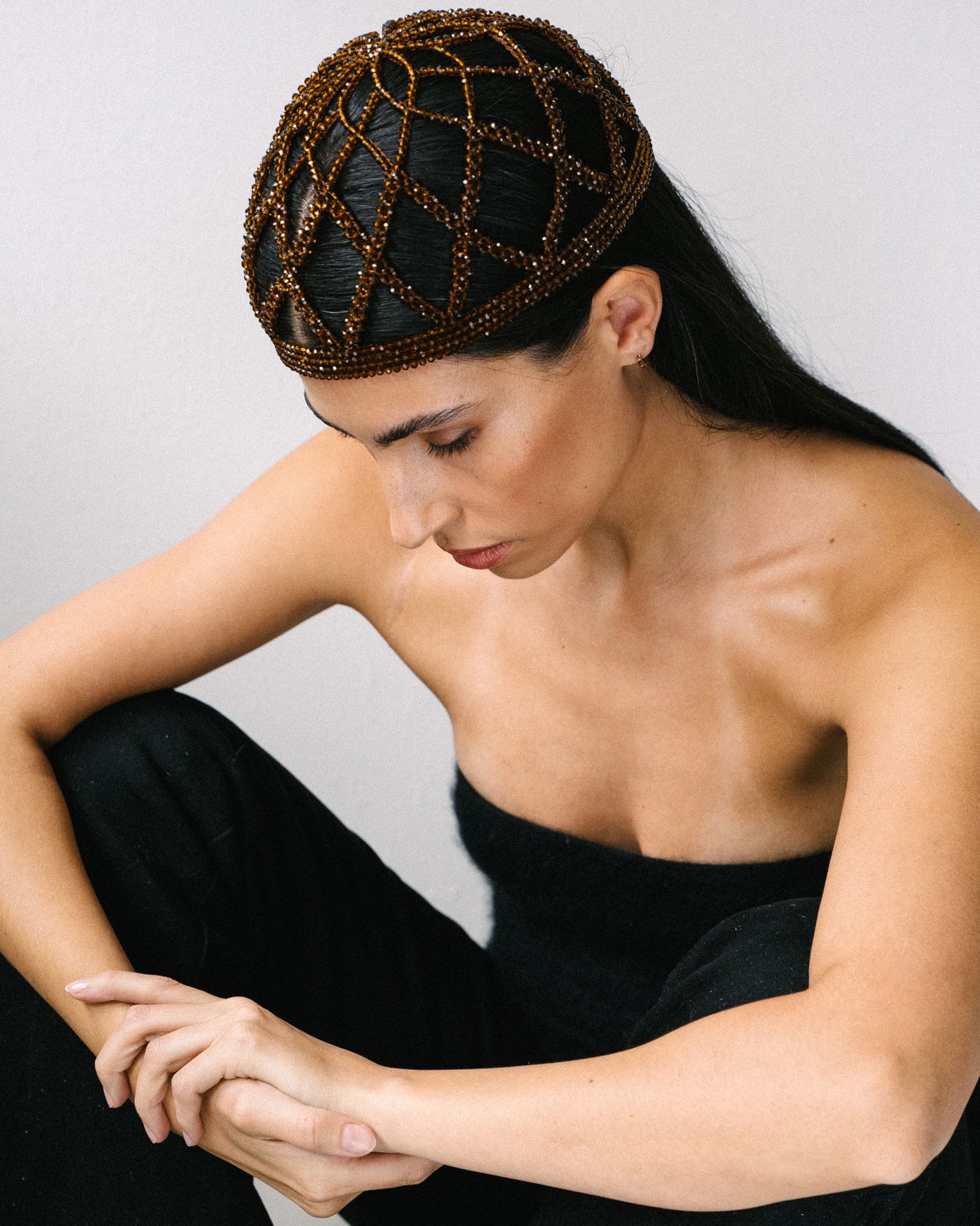 Bathing Cap Chocolate Brown