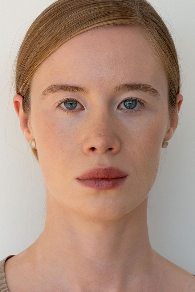 Rough Stone Studs Silver