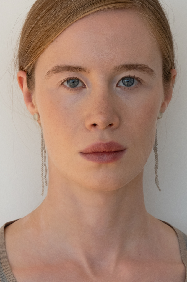 Fringed Studs Silver