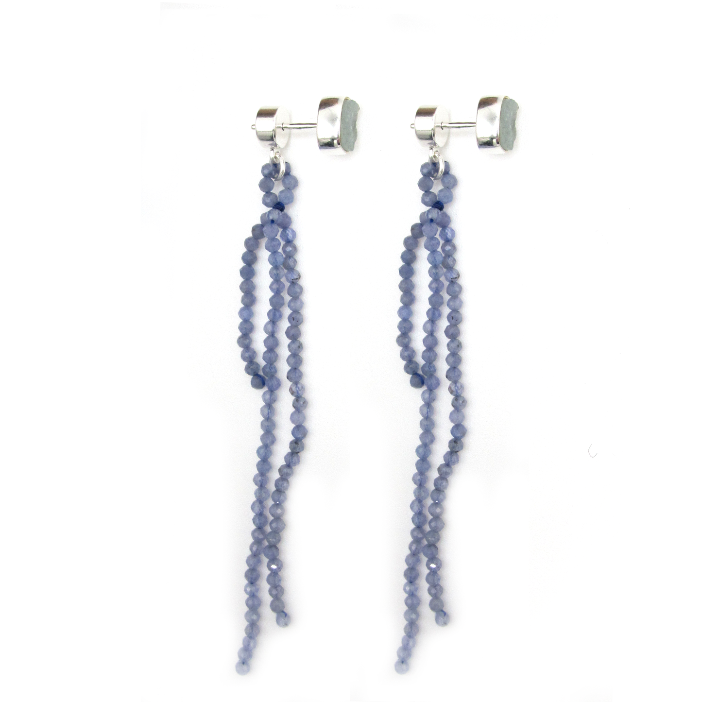 Fringed Studs Silver