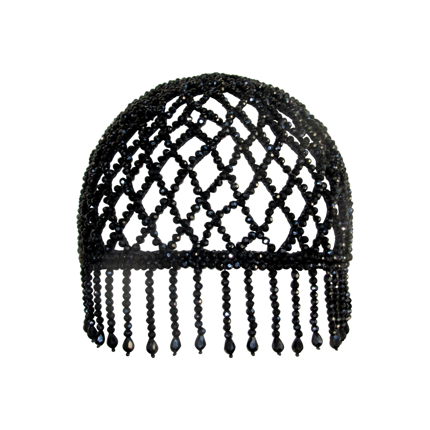 Bathing Cap - Black Fringes
