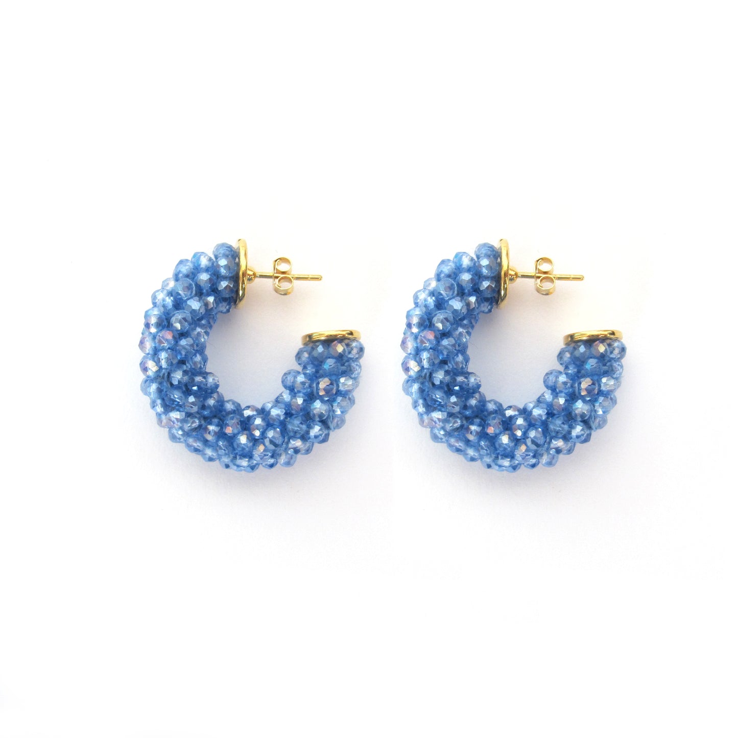 Beaded Wave Earrings
