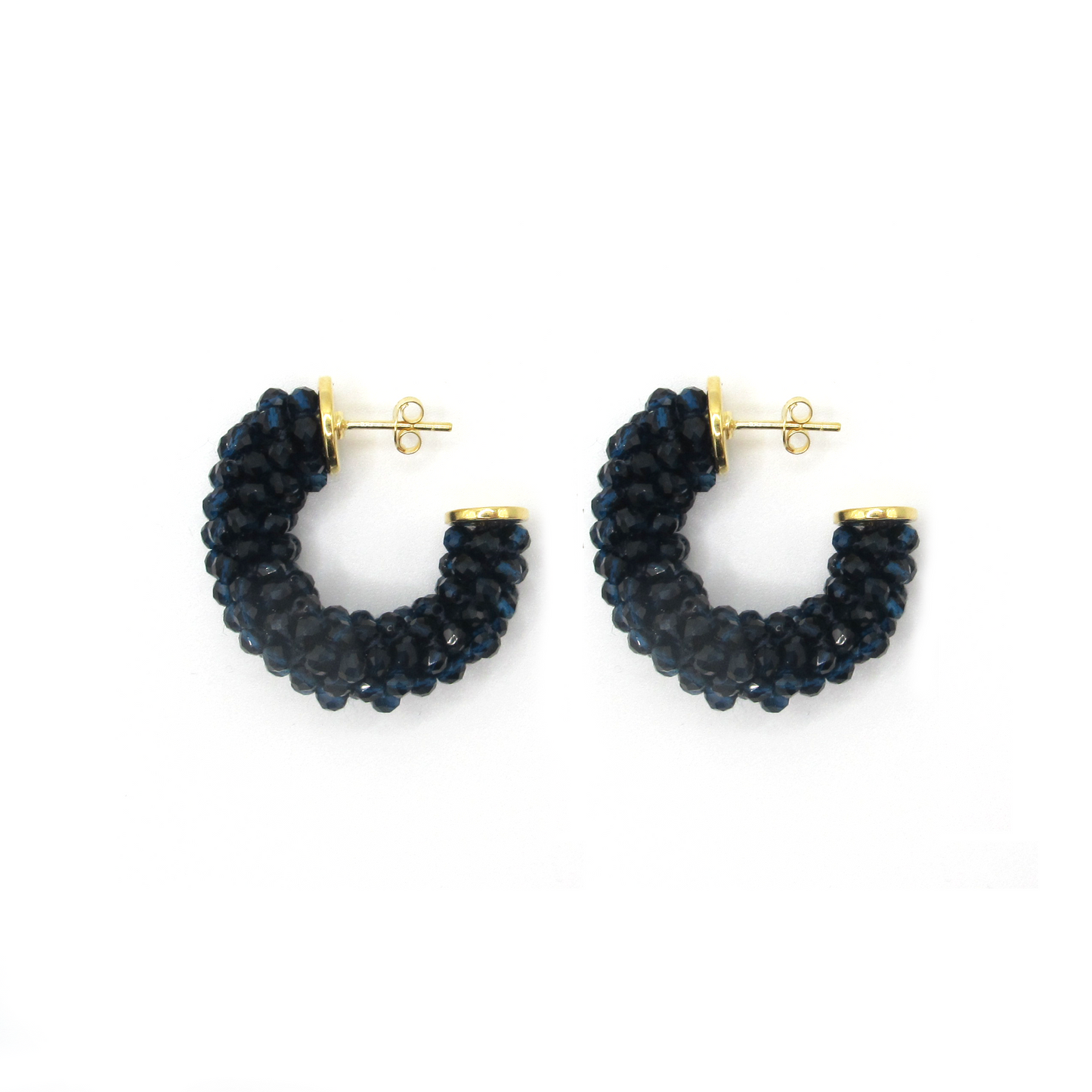 Beaded Wave Earrings