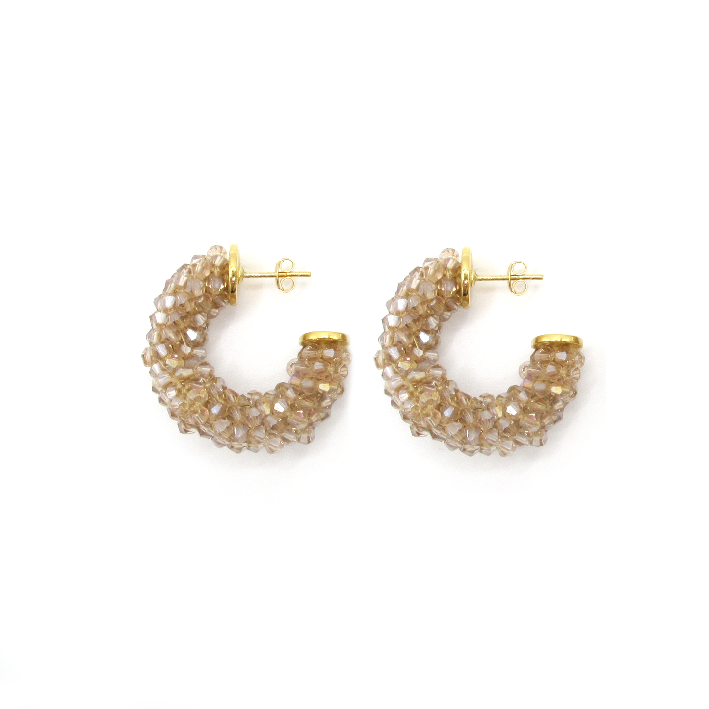 Beaded Wave Earrings