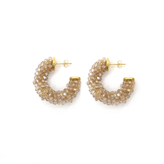 Beaded Wave Earrings