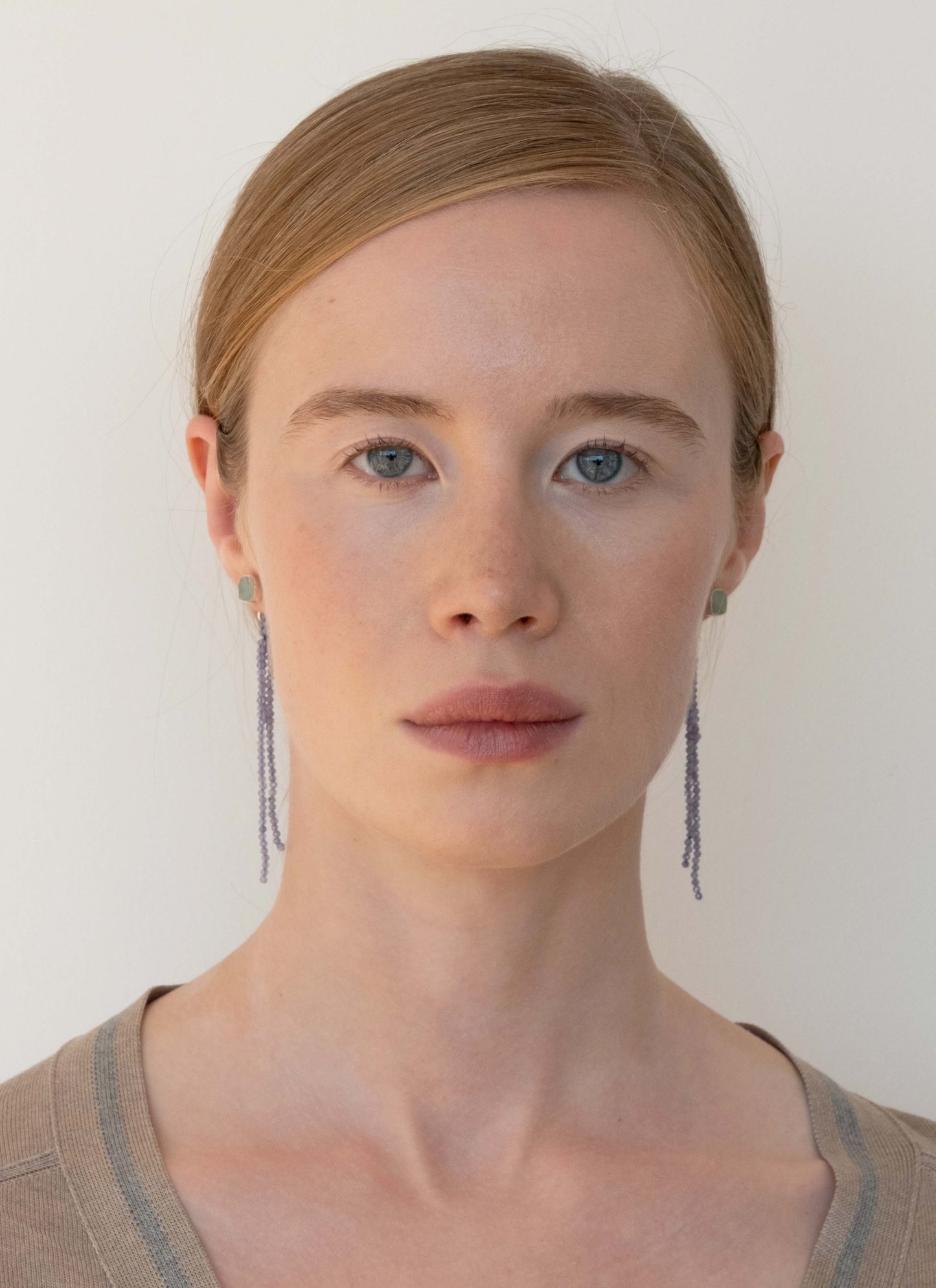 Fringed Studs Silver