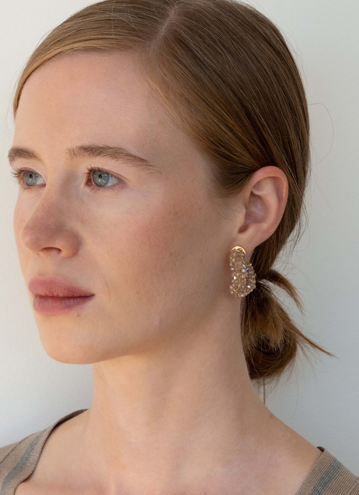 Beaded Wave Earrings