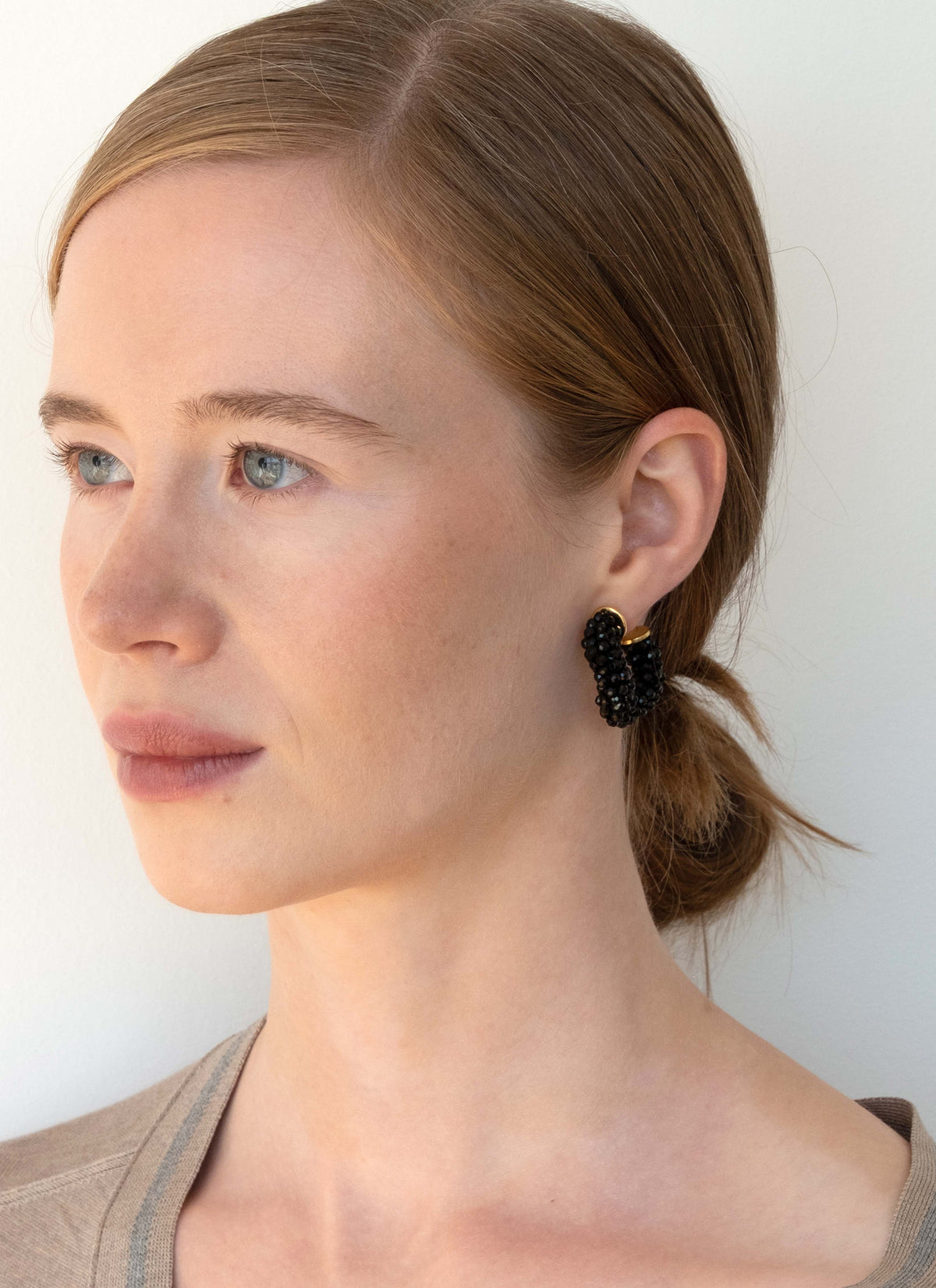 Beaded Wave Earrings