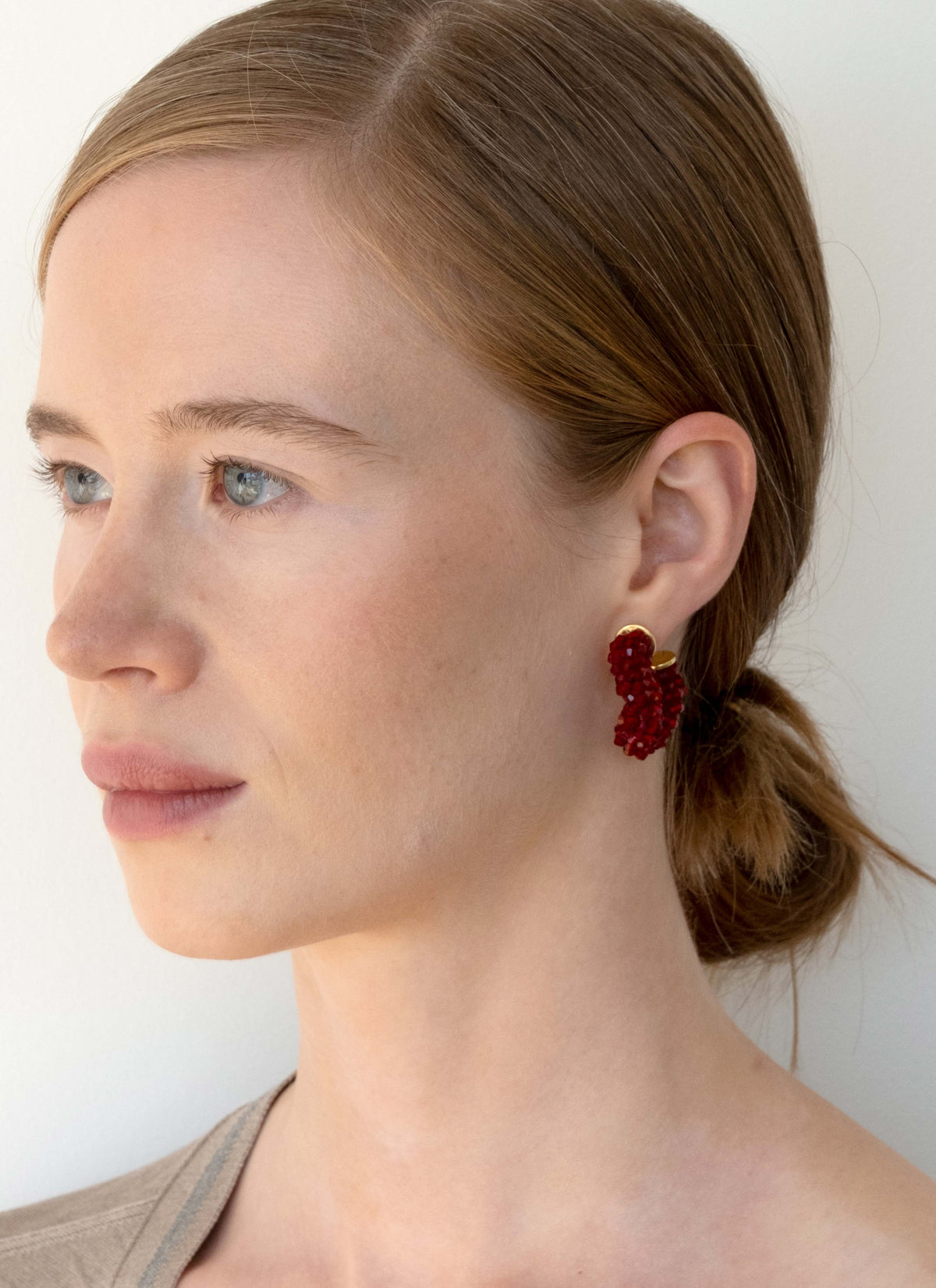 Beaded Wave Earrings
