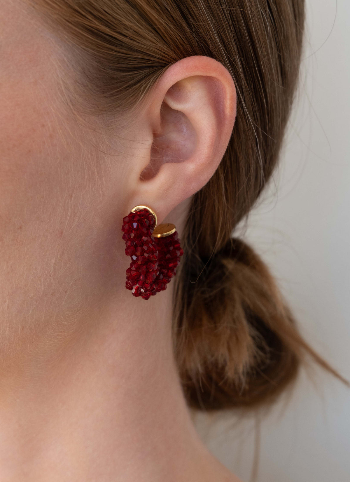 Beaded Wave Earrings