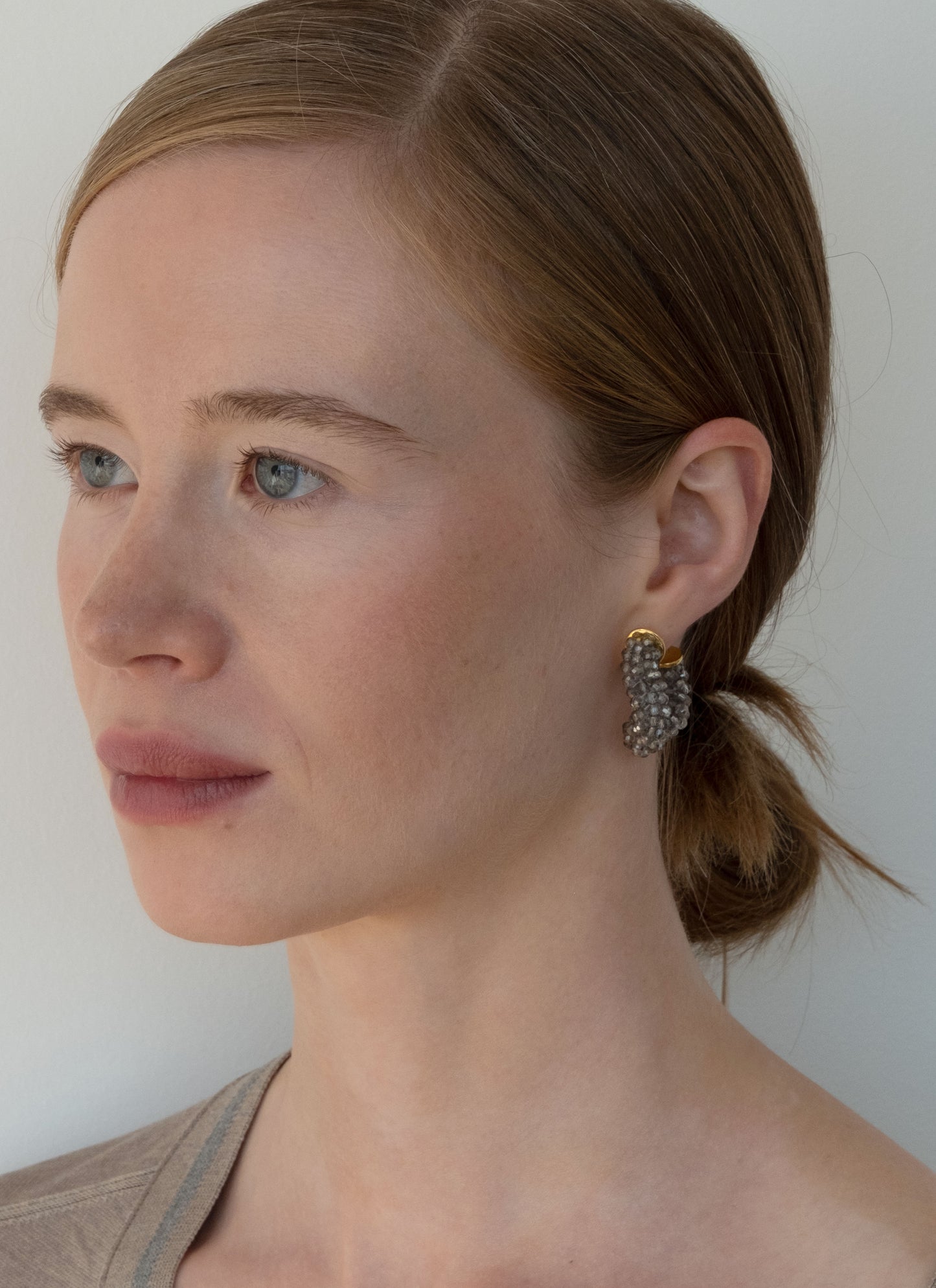 Beaded Wave Earrings