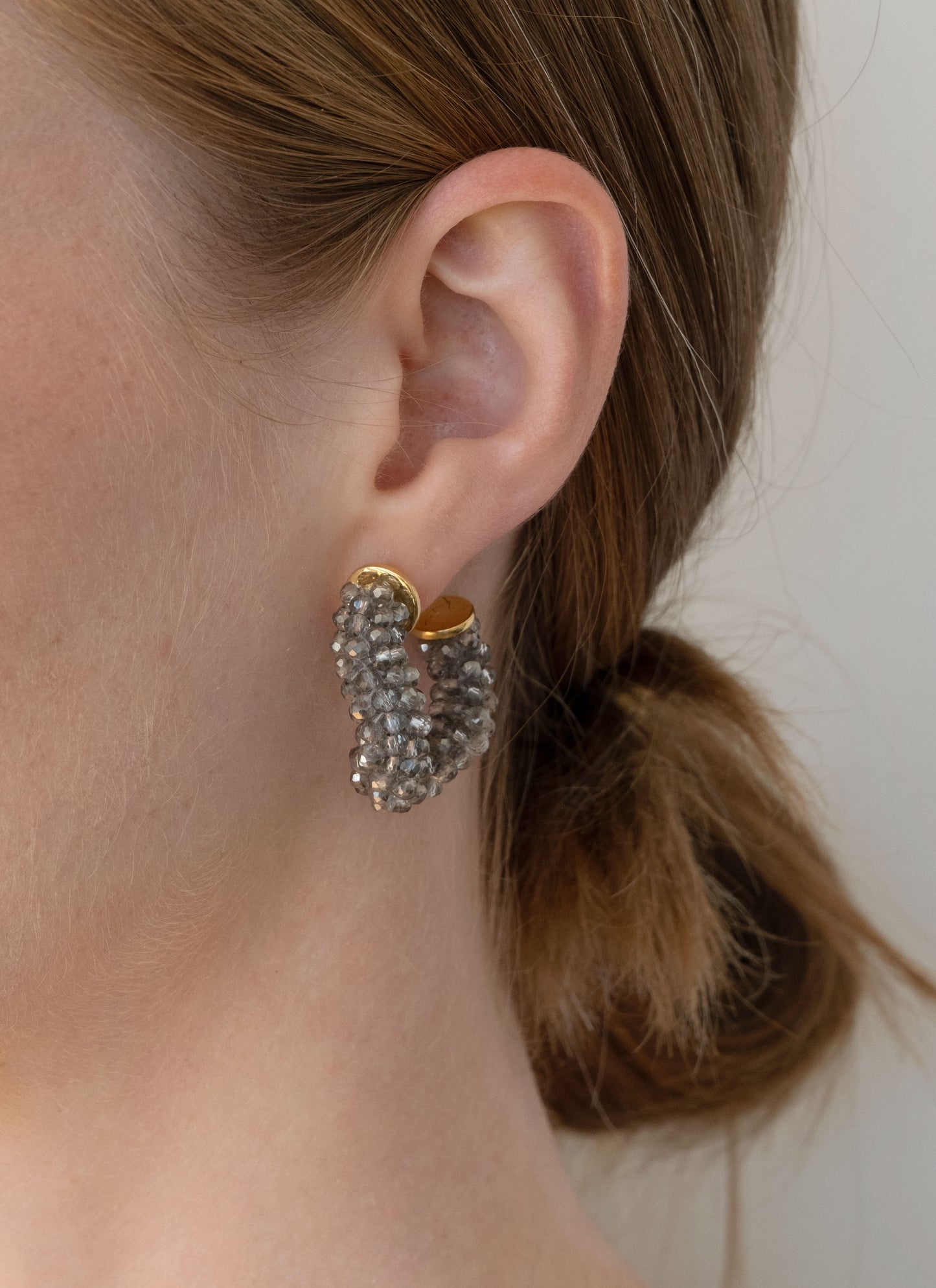 Beaded Wave Earrings