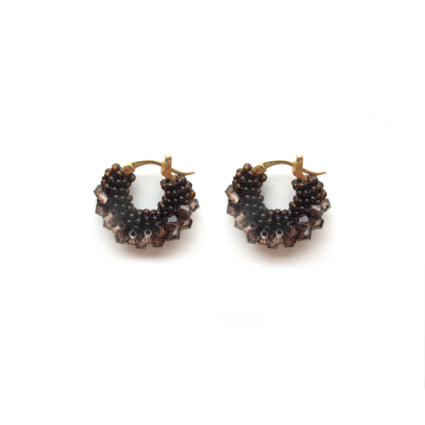 Mini Beaded Hoops