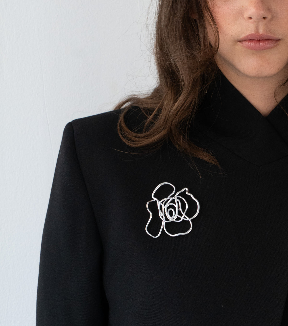 Wired Flower Brooch