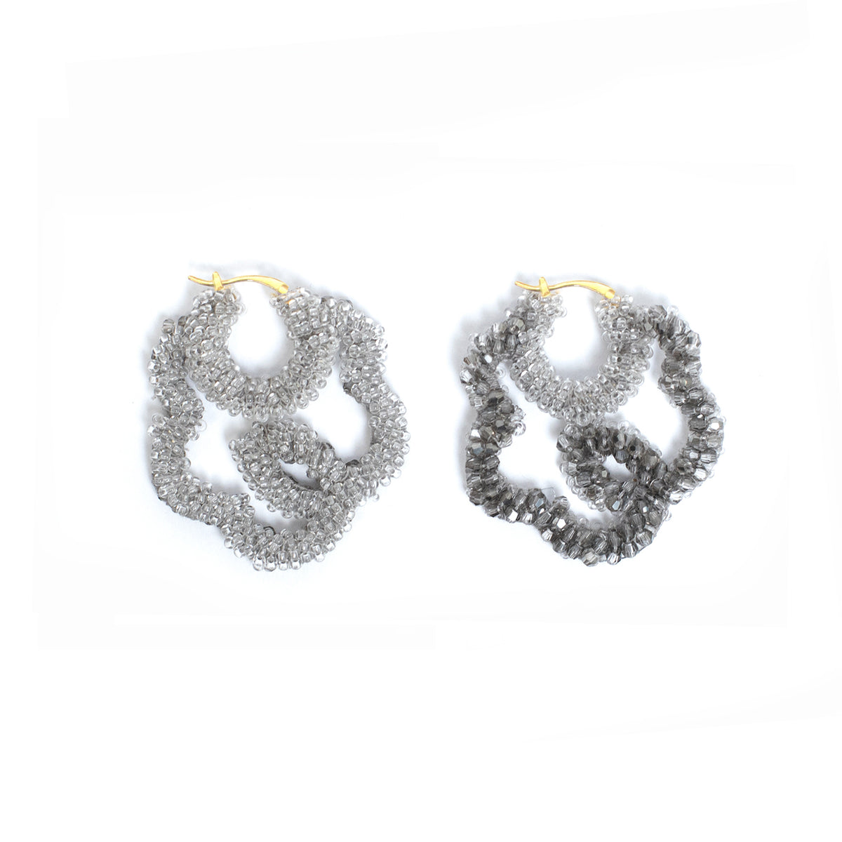 Beaded Flower Earrings