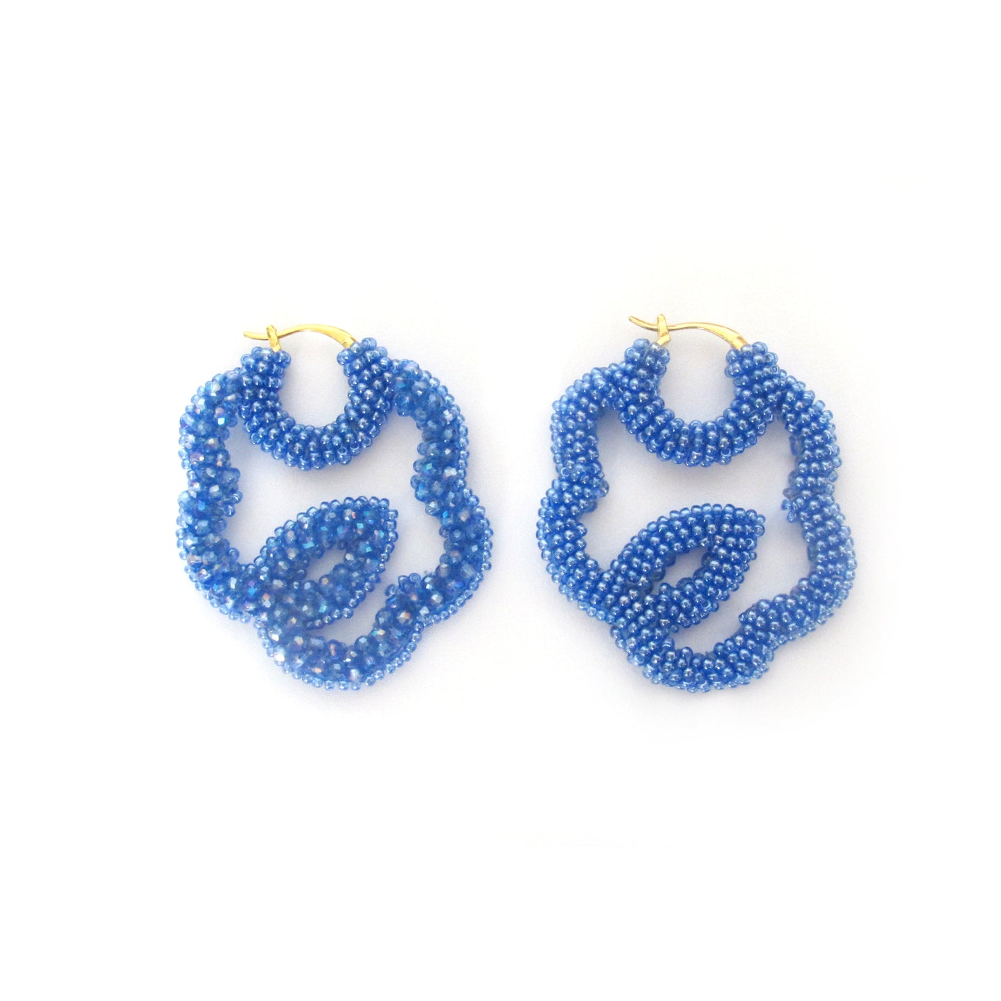 Beaded Flower Earrings