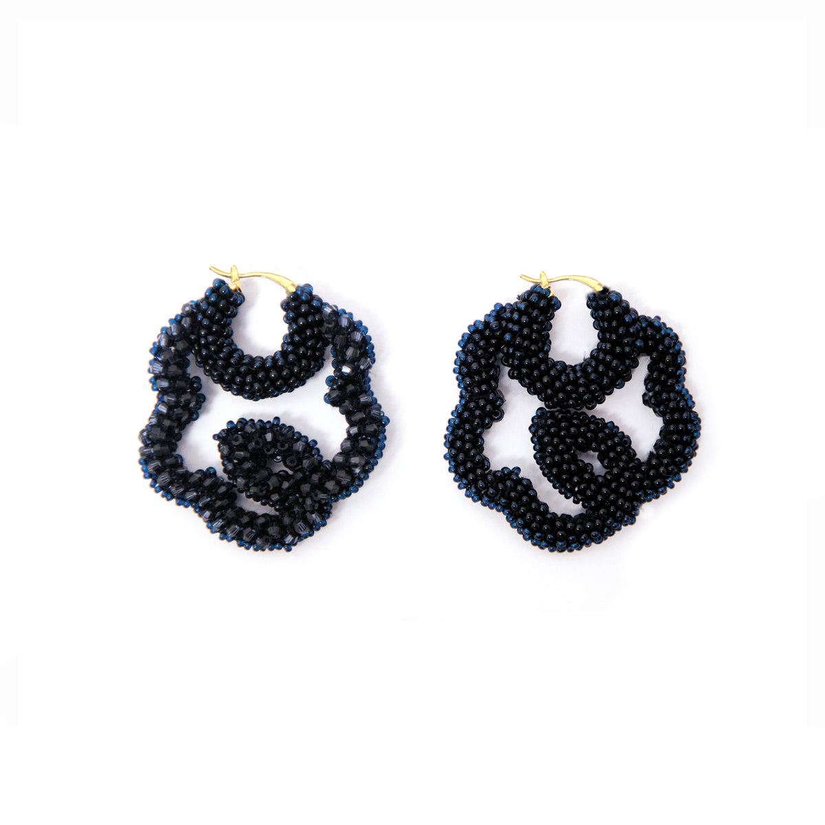 Beaded Flower Earrings