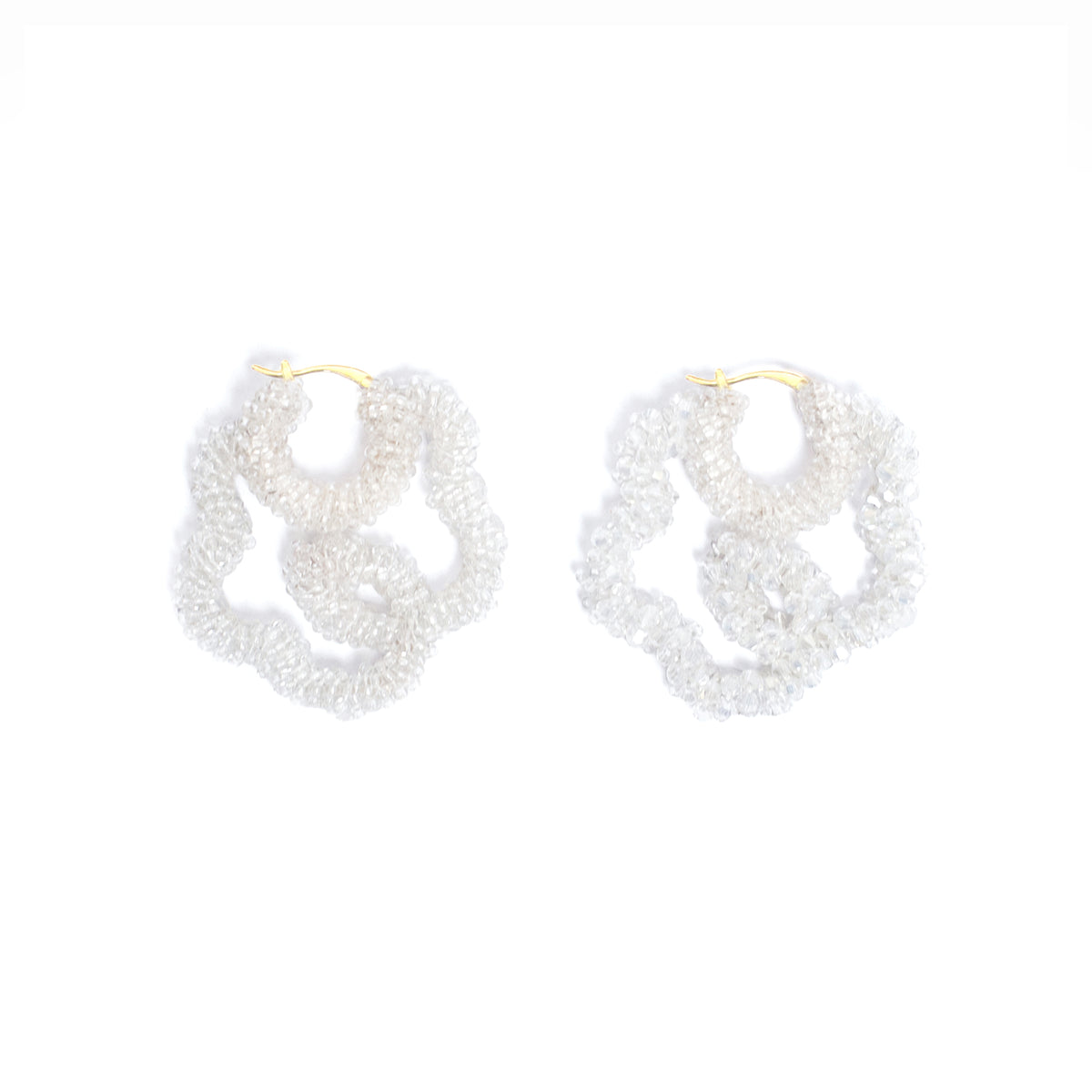 Beaded Flower Earrings