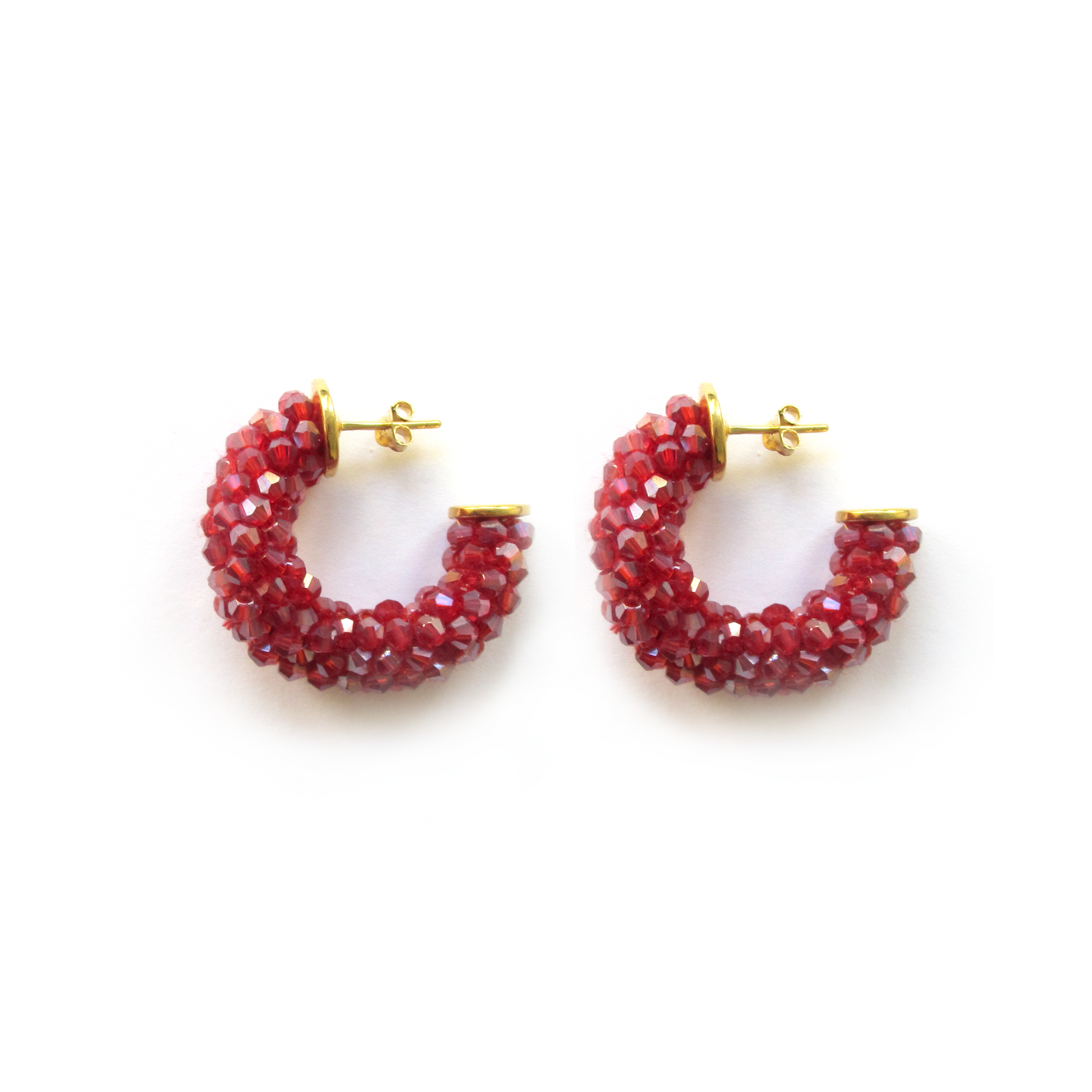 Beaded Wave Earrings