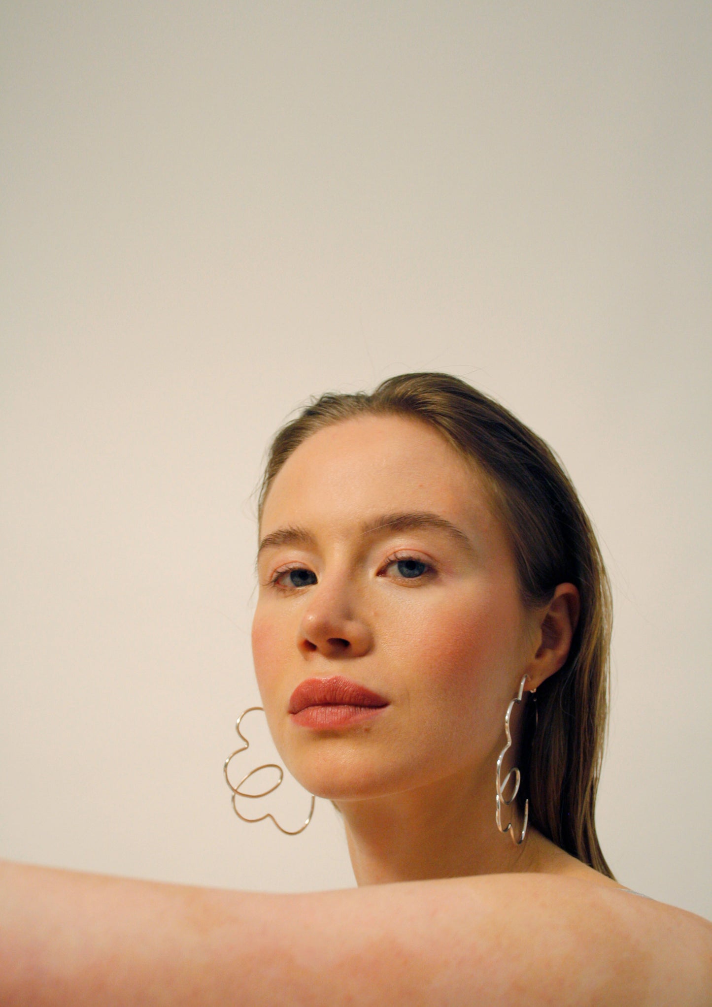 Big Flower Hoops