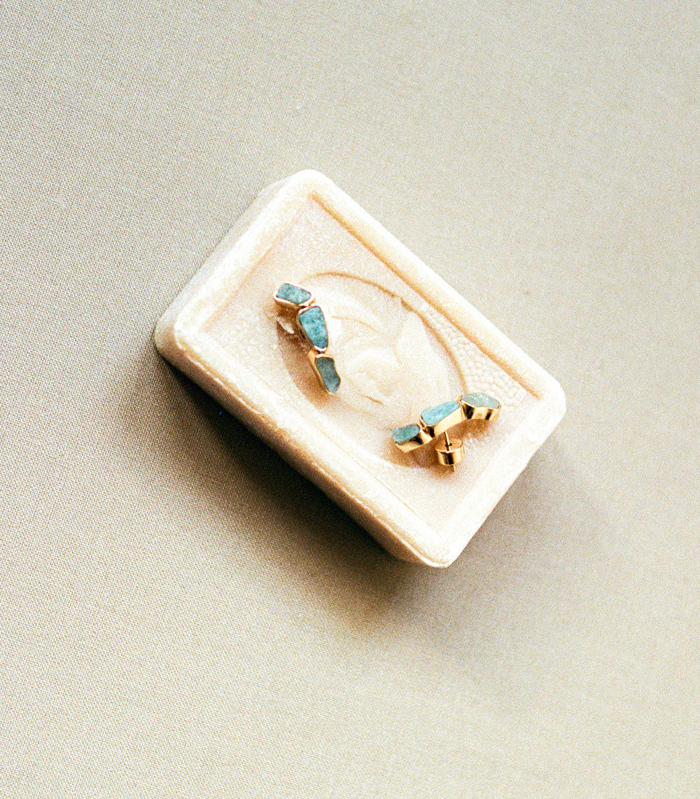 Trilogy Studs Gold