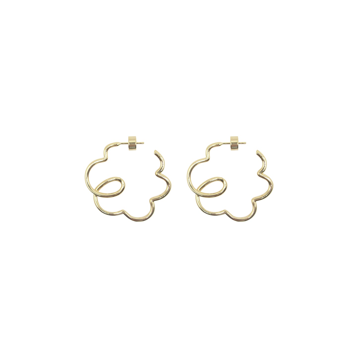 Mini Flower Hoops