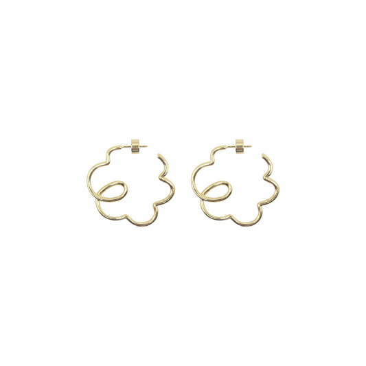 Mini Flower Hoops