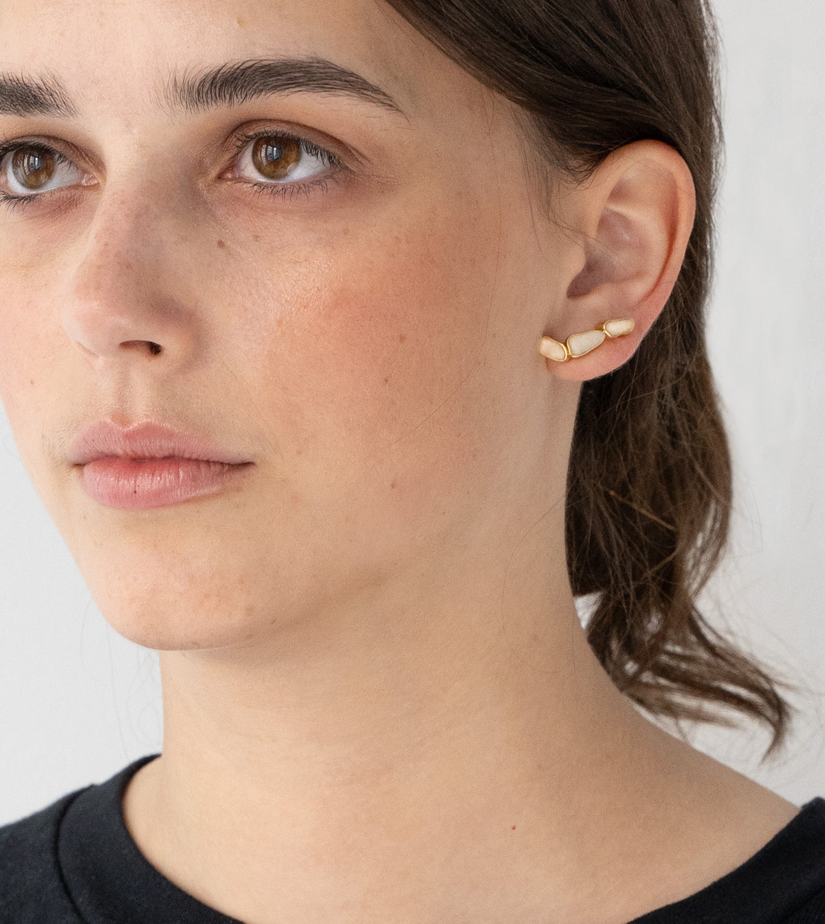 Trilogy Studs Gold